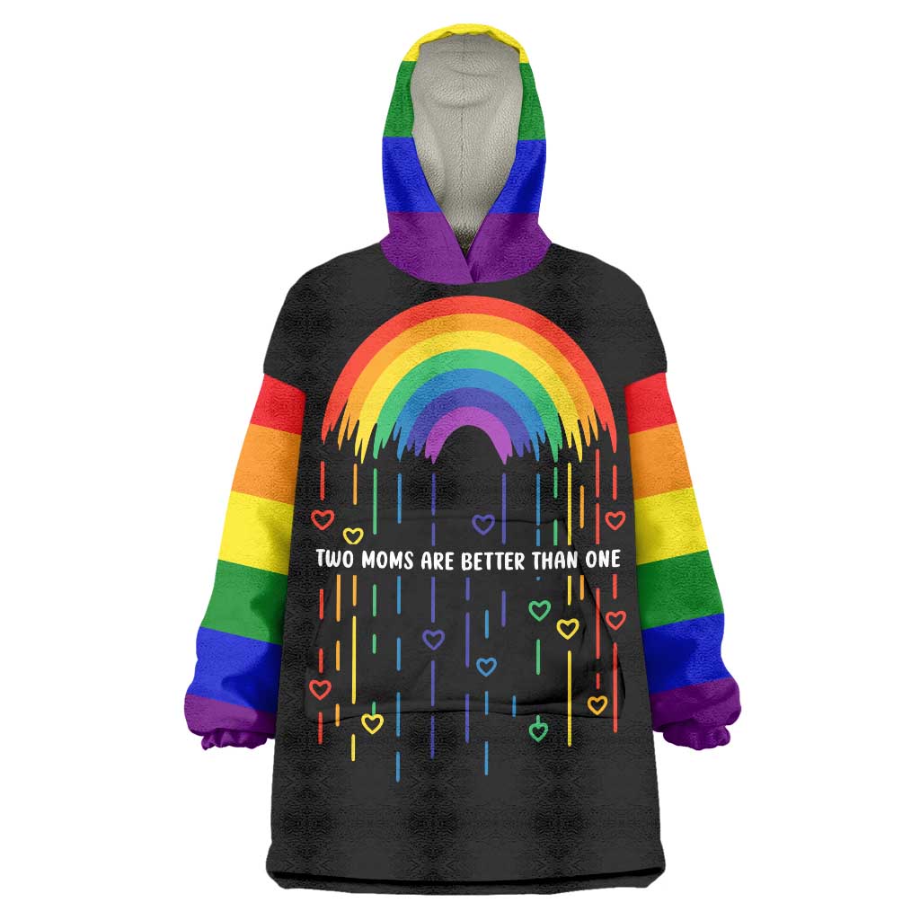 LGBT Dont Be Afraid Christmas Wearable Blanket Hoodie Xmas Holiday Patterns - Wonder Print Shop