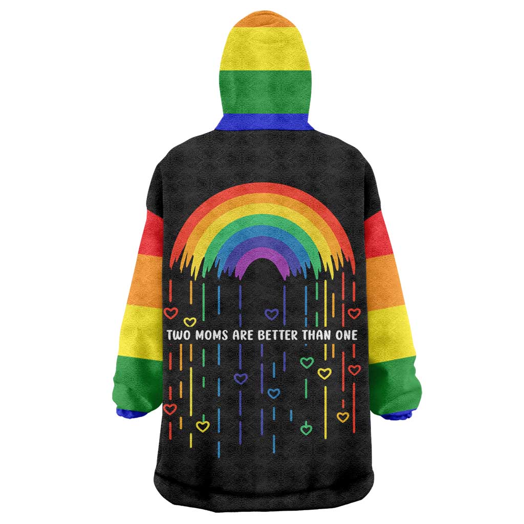 LGBT Dont Be Afraid Christmas Wearable Blanket Hoodie Xmas Holiday Patterns - Wonder Print Shop