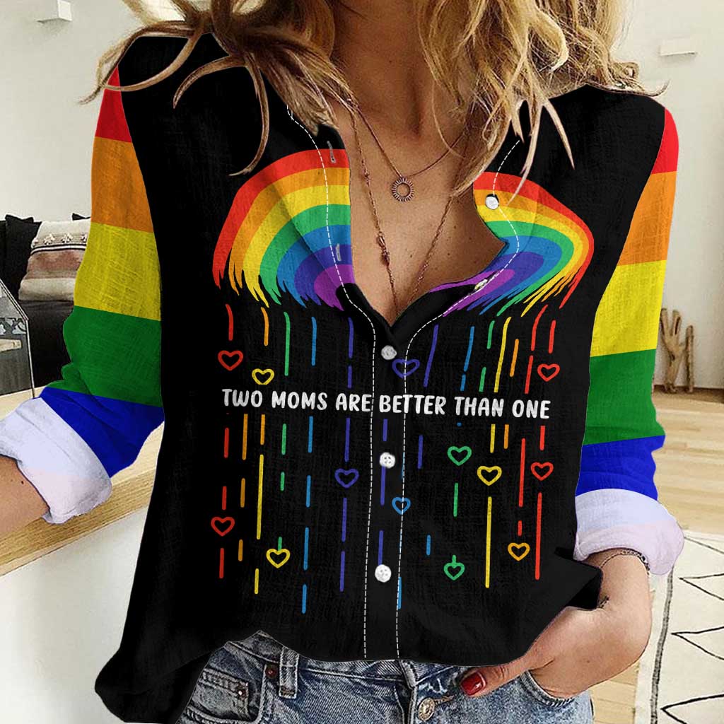 LGBT Dont Be Afraid Christmas Women Casual Shirt Xmas Holiday Patterns - Wonder Print Shop