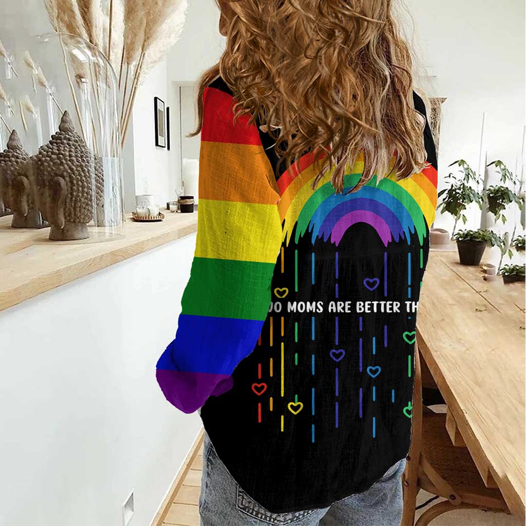 LGBT Dont Be Afraid Christmas Women Casual Shirt Xmas Holiday Patterns - Wonder Print Shop
