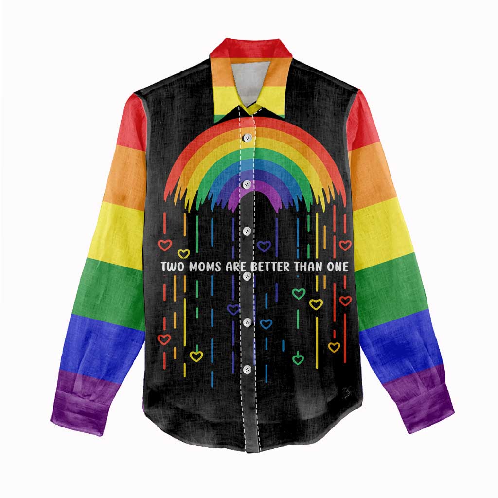 LGBT Dont Be Afraid Christmas Women Casual Shirt Xmas Holiday Patterns - Wonder Print Shop