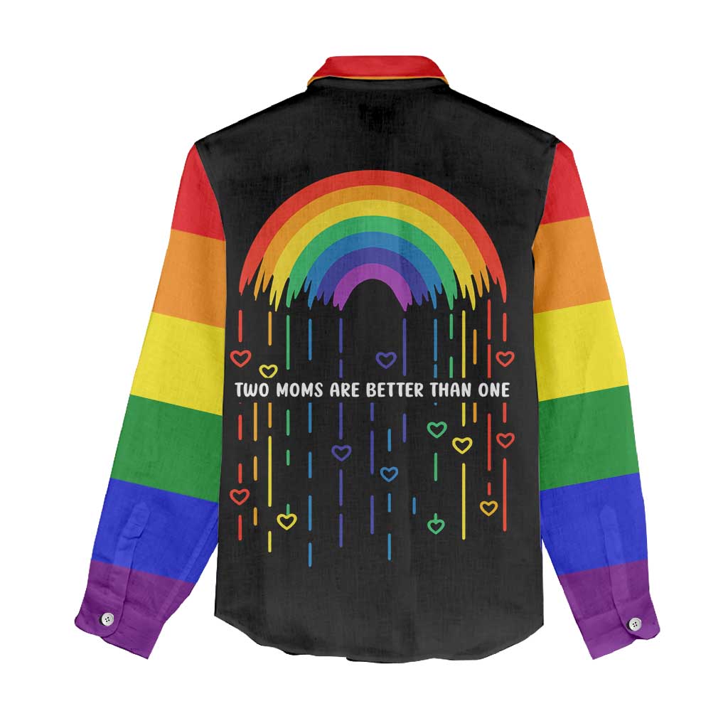 LGBT Dont Be Afraid Christmas Women Casual Shirt Xmas Holiday Patterns - Wonder Print Shop