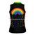 LGBT Dont Be Afraid Christmas Women Sleeveless Polo Shirt Xmas Holiday Patterns - Wonder Print Shop