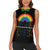LGBT Dont Be Afraid Christmas Women Sleeveless Polo Shirt Xmas Holiday Patterns - Wonder Print Shop
