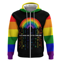 LGBT Dont Be Afraid Christmas Zip Hoodie Xmas Holiday Patterns - Wonder Print Shop