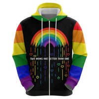 LGBT Dont Be Afraid Christmas Zip Hoodie Xmas Holiday Patterns - Wonder Print Shop