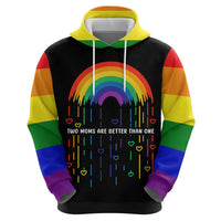 LGBT Dont Be Afraid Christmas Zip Hoodie Xmas Holiday Patterns - Wonder Print Shop