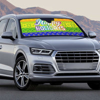 LGBT Gay Pride Happy Holigays Christmas Auto Sun Shade Xmas Holiday Patterns - Wonder Print Shop