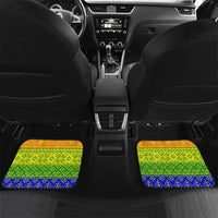 LGBT Gay Pride Happy Holigays Christmas Car Mats Xmas Holiday Patterns - Wonder Print Shop