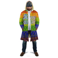 LGBT Gay Pride Happy Holigays Christmas Cloak Xmas Holiday Patterns - Wonder Print Shop