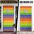 LGBT Gay Pride Happy Holigays Christmas Door Cover Xmas Holiday Patterns - Wonder Print Shop