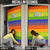 LGBT Gay Pride Happy Holigays Christmas Door Cover Xmas Holiday Patterns - Wonder Print Shop