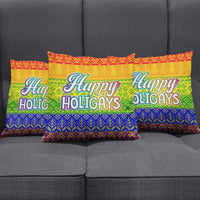 LGBT Gay Pride Happy Holigays Christmas Pillow Cover Xmas Holiday Patterns - Wonder Print Shop