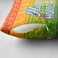 LGBT Gay Pride Happy Holigays Christmas Pillow Cover Xmas Holiday Patterns - Wonder Print Shop
