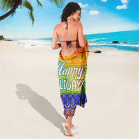 LGBT Gay Pride Happy Holigays Christmas Sarong Xmas Holiday Patterns - Wonder Print Shop