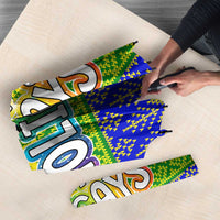 LGBT Gay Pride Happy Holigays Christmas Umbrella Xmas Holiday Patterns - Wonder Print Shop