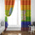 LGBT Gay Pride Happy Holigays Christmas Window Curtain Xmas Holiday Patterns - Wonder Print Shop