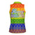 LGBT Gay Pride Happy Holigays Christmas Women Sleeveless Polo Shirt Xmas Holiday Patterns - Wonder Print Shop