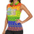 LGBT Gay Pride Happy Holigays Christmas Women Sleeveless Polo Shirt Xmas Holiday Patterns - Wonder Print Shop