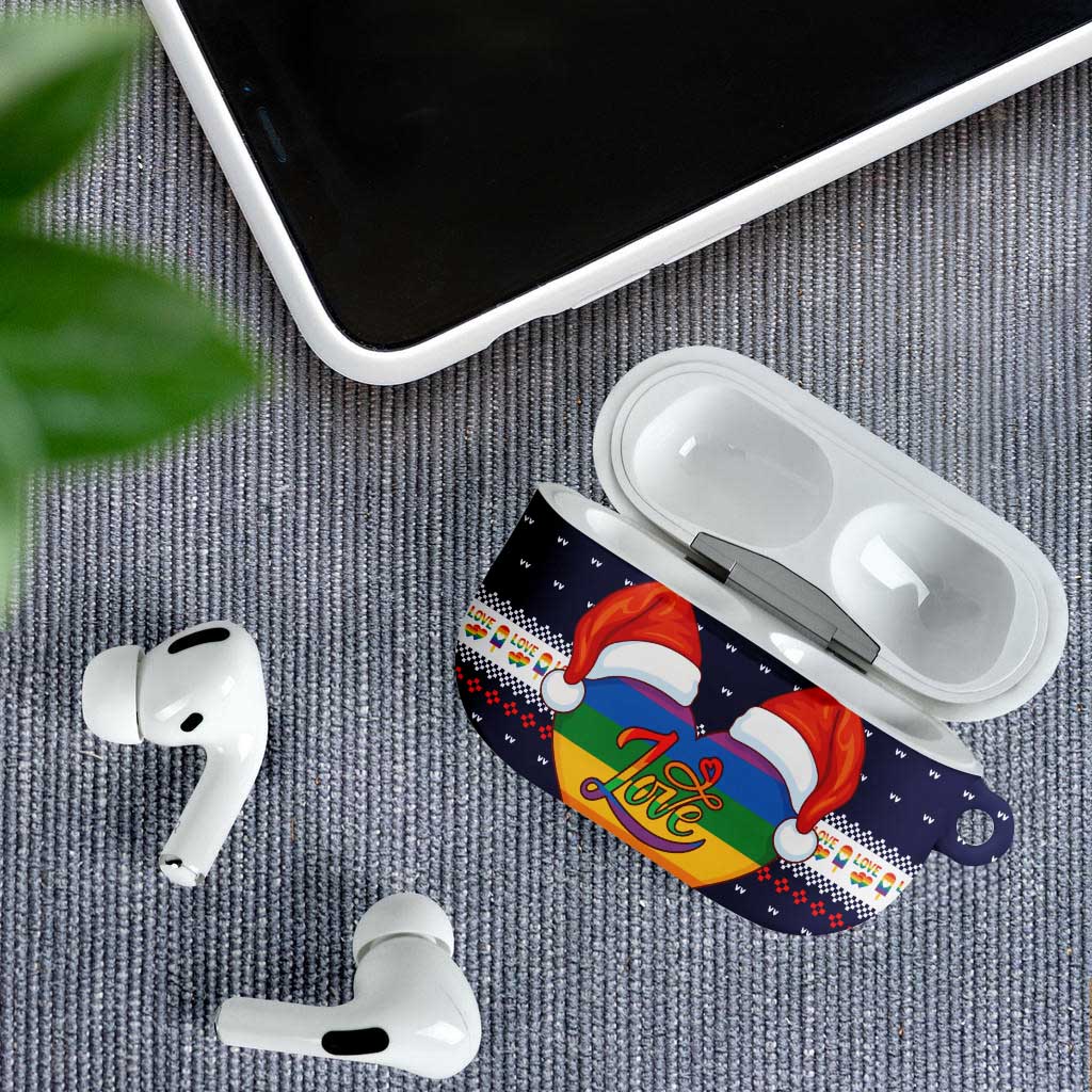 LGBT Heart Christmas Yall Christmas AirPods Case Xmas Holiday Patterns - Wonder Print Shop