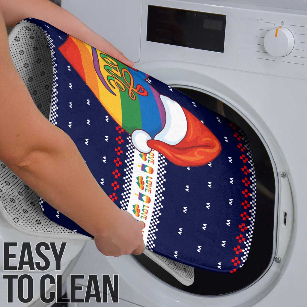 LGBT Heart Christmas Yall Christmas Bathroom Set Xmas Holiday Patterns - Wonder Print Shop