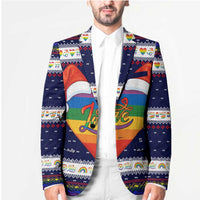 LGBT Heart Christmas Yall Christmas Blazer Xmas Holiday Patterns - Wonder Print Shop
