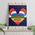 LGBT Heart Christmas Yall Christmas Canvas Wall Art Xmas Holiday Patterns - Wonder Print Shop