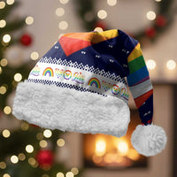 LGBT Heart Christmas Yall Christmas Santa Hat Xmas Holiday Patterns - Wonder Print Shop