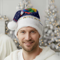 LGBT Heart Christmas Yall Christmas Santa Hat Xmas Holiday Patterns - Wonder Print Shop