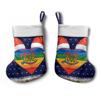 LGBT Heart Christmas Yall Christmas Stocking Xmas Holiday Patterns - Wonder Print Shop