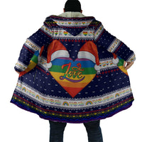 LGBT Heart Christmas Yall Christmas Cloak Xmas Holiday Patterns - Wonder Print Shop