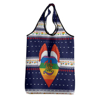 LGBT Heart Christmas Yall Christmas Grocery Bag Xmas Holiday Patterns - Wonder Print Shop