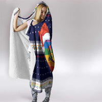 LGBT Heart Christmas Yall Christmas Hooded Blanket Xmas Holiday Patterns - Wonder Print Shop