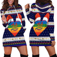 LGBT Heart Christmas Yall Christmas Hoodie Dress Xmas Holiday Patterns - Wonder Print Shop