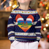 LGBT Heart Christmas Yall Christmas Kid Ugly Christmas Sweater Xmas Holiday Patterns - Wonder Print Shop