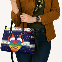 LGBT Heart Christmas Yall Christmas Leather Bag Xmas Holiday Patterns - Wonder Print Shop