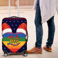 LGBT Heart Christmas Yall Christmas Luggage Cover Xmas Holiday Patterns - Wonder Print Shop