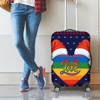 LGBT Heart Christmas Yall Christmas Luggage Cover Xmas Holiday Patterns - Wonder Print Shop