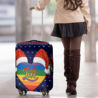 LGBT Heart Christmas Yall Christmas Luggage Cover Xmas Holiday Patterns - Wonder Print Shop