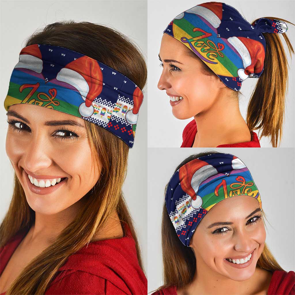 LGBT Heart Christmas Yall Christmas Neck Gaiter Xmas Holiday Patterns - Wonder Print Shop