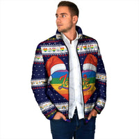 LGBT Heart Christmas Yall Christmas Padded Jacket Xmas Holiday Patterns - Wonder Print Shop