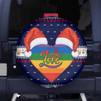 LGBT Heart Christmas Yall Christmas Spare Tire Cover Xmas Holiday Patterns - Wonder Print Shop