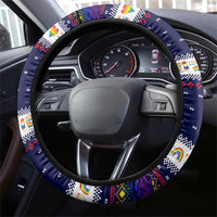 LGBT Heart Christmas Yall Christmas Steering Wheel Cover Xmas Holiday Patterns - Wonder Print Shop