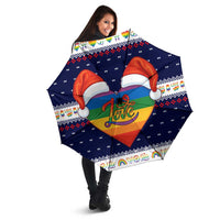 LGBT Heart Christmas Yall Christmas Umbrella Xmas Holiday Patterns - Wonder Print Shop