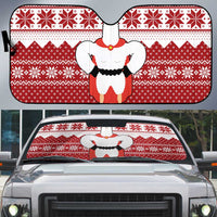 Llama Superhero Christmas Auto Sun Shade Xmas Holiday Patterns - Wonder Print Shop
