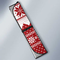 Llama Superhero Christmas Auto Sun Shade Xmas Holiday Patterns - Wonder Print Shop