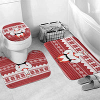Llama Superhero Christmas Bathroom Set Xmas Holiday Patterns - Wonder Print Shop
