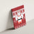 Llama Superhero Christmas Canvas Wall Art Xmas Holiday Patterns - Wonder Print Shop