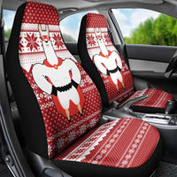 Llama Superhero Christmas Car Seat Cover Xmas Holiday Patterns - Wonder Print Shop