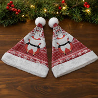 Llama Superhero Christmas Santa Hat Xmas Holiday Patterns - Wonder Print Shop